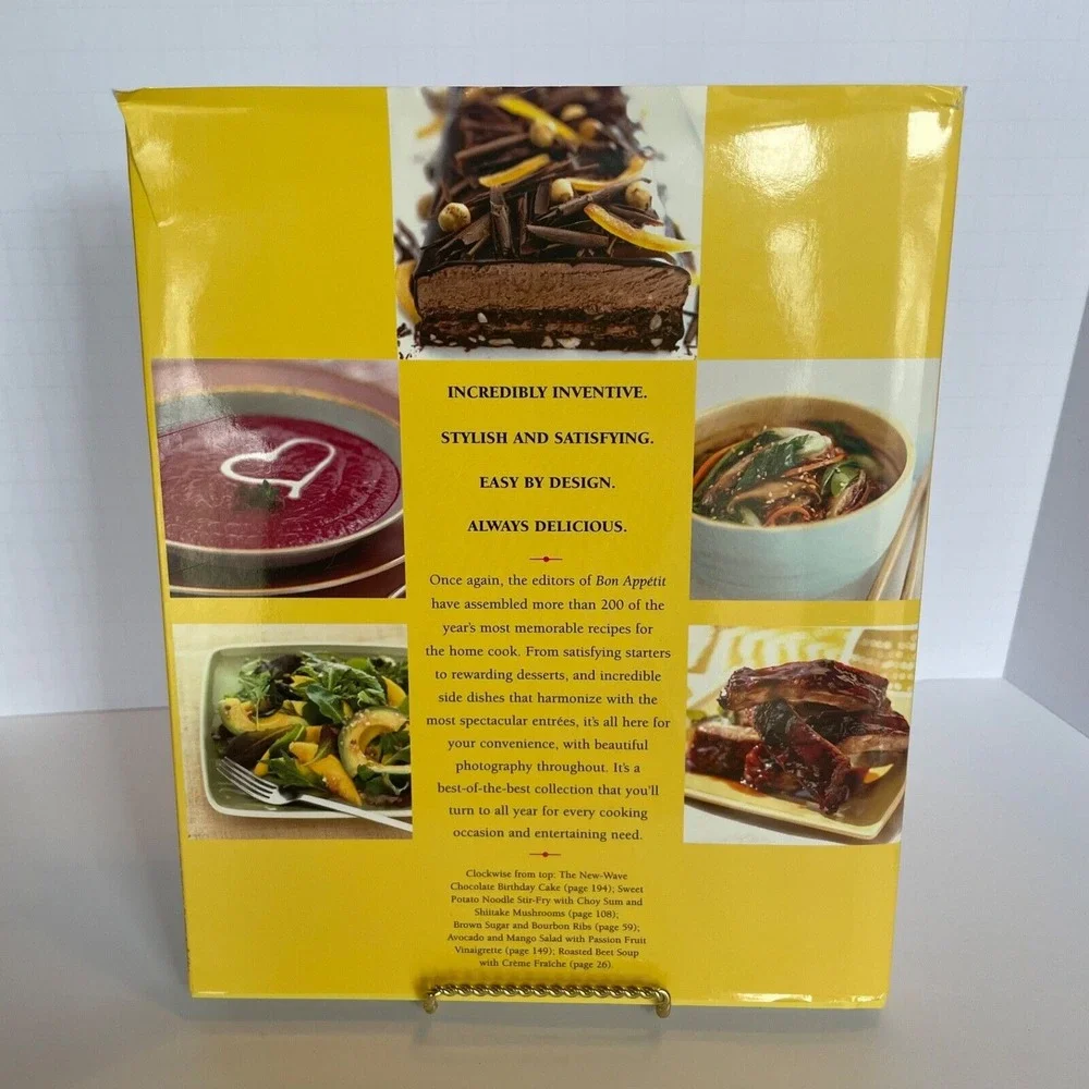 The Flavors of Bon Appétit 2006 Hardcover Cookbook - Over‎ 200 Best Recipes!